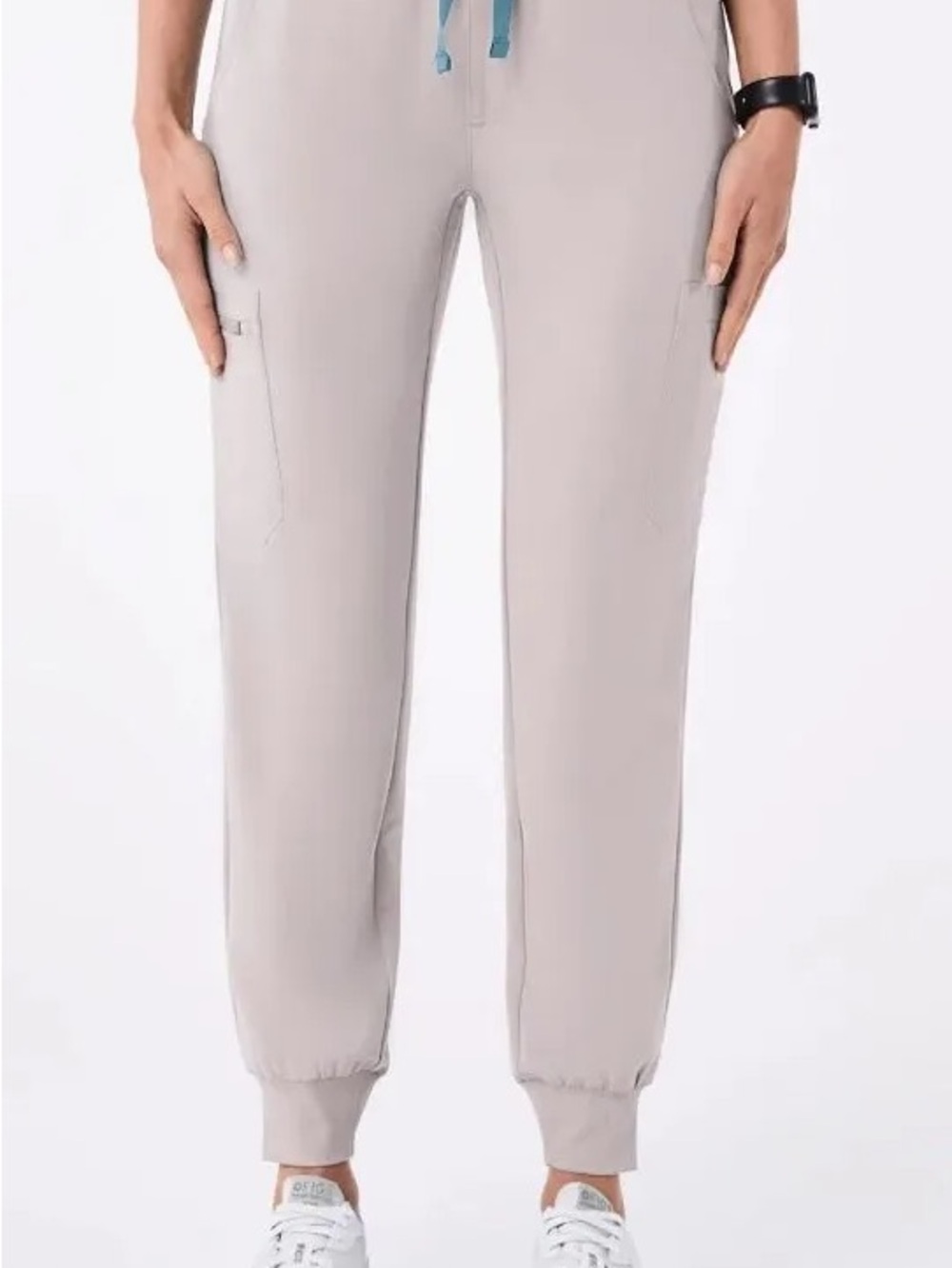 Figs Slate High Waisted Uman Joggers